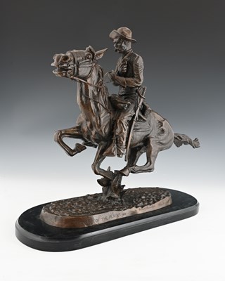 Lot 195 - After Frederic Sackrider Remington, Trooper of...