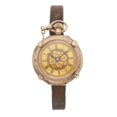 Lot 333 - A fob watch with a Kollmar & Jourdan holder