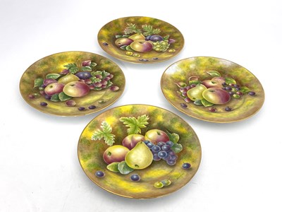 Lot 1020 - Brian Leaman (Royal Worcester artist), a set...
