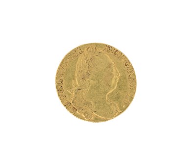 Lot 85 - George III guinea, weight 8.35g/0.26ozt approx