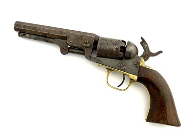 Lot 202 - A Colt model 1849 .31 calibre six shot pocket...