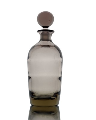 Lot 512 - Elis Bergh for Kosta, an Art Deco smoky glass...