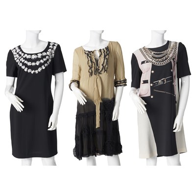 Lot 499 - Moschino, three Cheap & Chic dresses