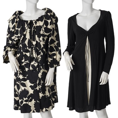 Lot 498 - Moschino, a Couture dress and Cheap & Chic coat