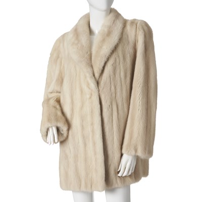 Lot 567 - Siberian Fur Store, a three-quarter length azurene mink coat