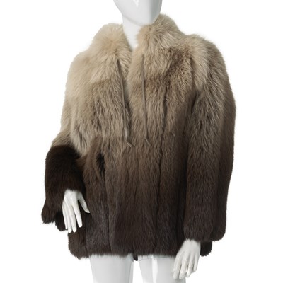 Lot 571 - Joseph Fox, an ombre fox fur jacket