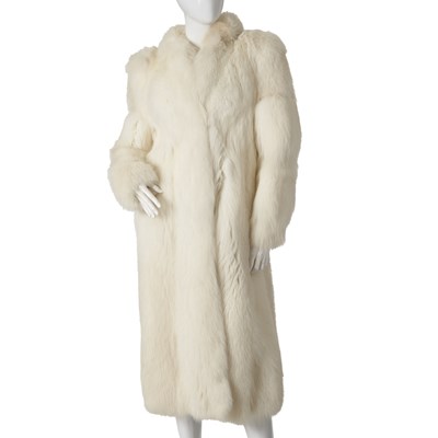 Lot 566 - A full-length Arctic fox fur coat.