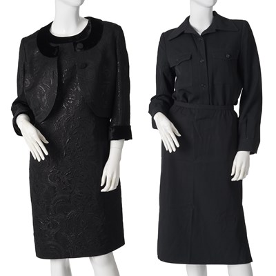 Lot 545 - Two designer outfits.