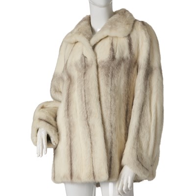 Lot 553 - D. Mc Cominsky, a marbled pearl mink jacket.