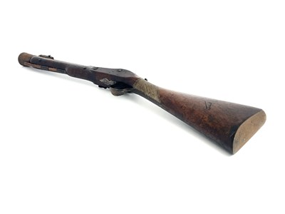 Lot 204 - An early 19th century flintlock blunderbuss, J...