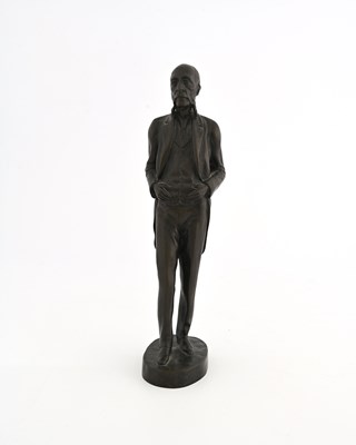 Lot 198 - Arthur Imanuel Loewental, a bronze figure,...