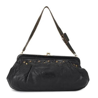 Lot 494 - Miu Miu, a vintage Kiss-Lock shoulder bag