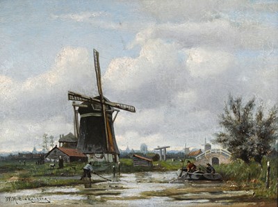 Lot 336 - Willem Hendrik Eickelberg (Dutch, 1845-1920),...