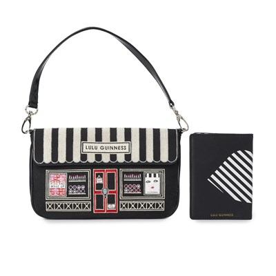 Lot 484 - Lulu Guinness, a novelty bag and passport cover