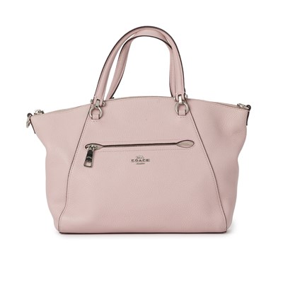 Lot 399 - Coach, a pink leather Prairie satchel.