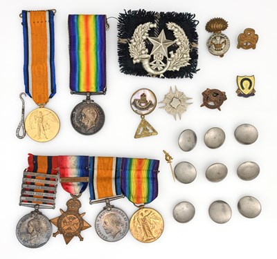 Lot 90 - Military Medals, a group of four medals, to...