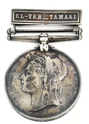 Lot 321 - A queen Victoria Egypt campaign medal