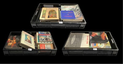 Lot 68 - A collection of exhibition catalogues and art...