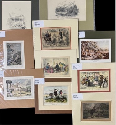 Lot 501 - A collection of early 19th century colour...