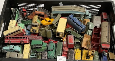 Lot 70 - A collection of Dinky toys to include vans,...