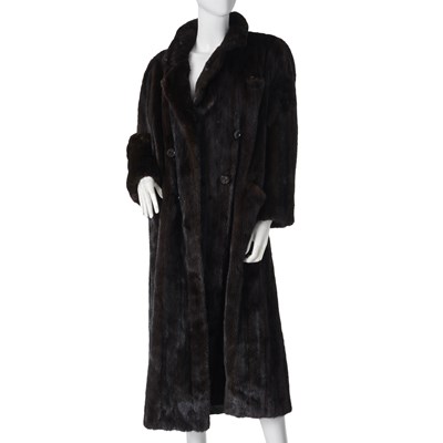 Lot 548 - J.Mendel, a full-length ranch mink coat.