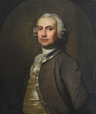 Lot 322 - Circle of Allan Ramsay, circa 1750, portrait...