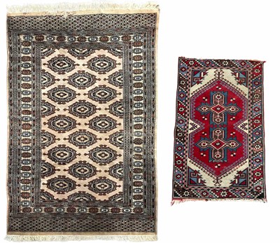 Lot 343 - Two rugs of tribal/Oriental design, one...