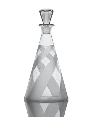 Lot 488 - An Art Deco glass decanter, circa 1930,...