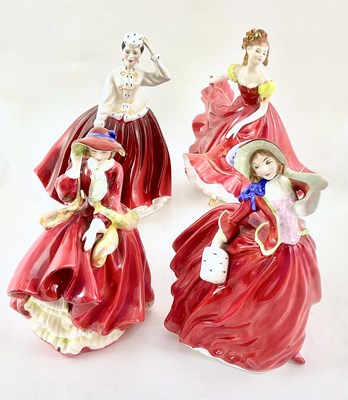 Lot 106 - A collection of Royal Doulton figurines, Autum...