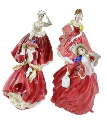 Lot 106 - A collection of Royal Doulton figurines, Autum...