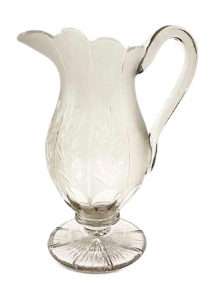 Lot 180 - A c.1840 Richardson style glass jug or claret...