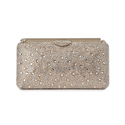 Lot 437 - Jimmy Choo, a crystal Ellipse chain clutch.