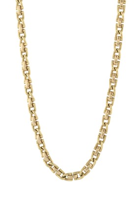 Lot 97 - Manfredi, an 18ct gold fancy-link chain necklace