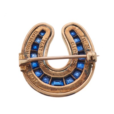 Lot 16 - A late Victorian gold, black enamel,...