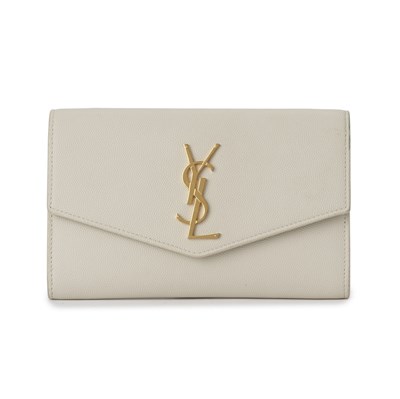 Lot 533 - Yves Saint Laurent, an envelope chain clutch w/card holder.