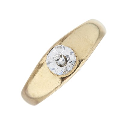 Lot 21 - An early 20th century 18ct gold old-cut...