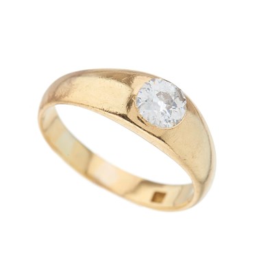 Lot 21 - An early 20th century 18ct gold old-cut...