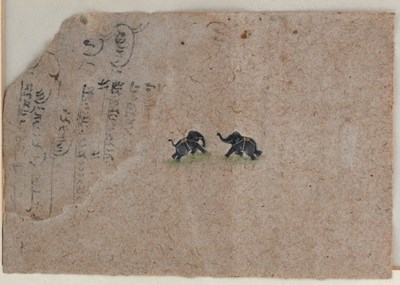 Lot 378 - Mughal School, a prowling tiger; pair of...