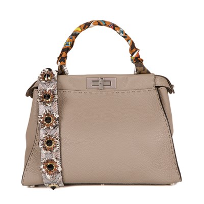 Lot 405 - Fendi, a medium Peekaboo Selleria handbag w/Twilly.