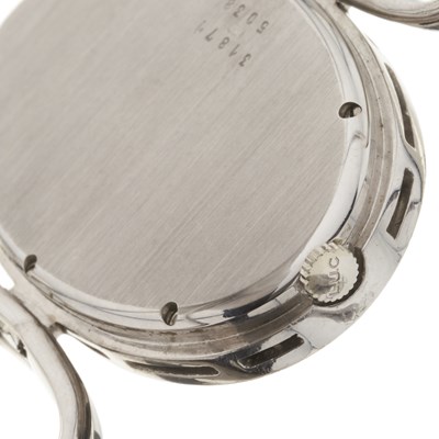 Lot 280 - Chopard - A diamond set bracelet watch
