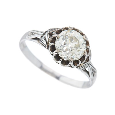 Lot 32 - An early 20th century 18ct gold old-cut...