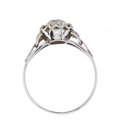 Lot 32 - An early 20th century 18ct gold old-cut...