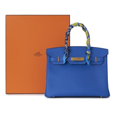 Lot 429 - Hermes, a 2020 Birkin 30 handbag w/Twilly.