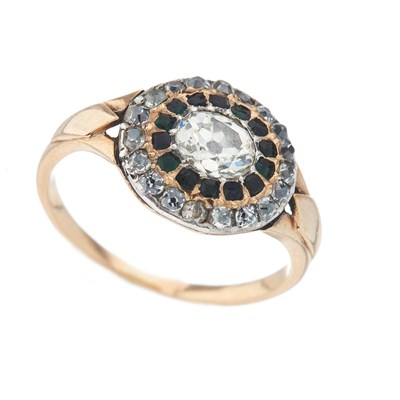 Lot 39 - A late Georgian gold, old-cut diamond and...