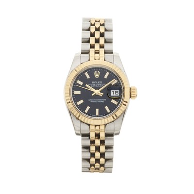 Lot 314 - Rolex - An Oyster Perpetual Lady Datejust 26 bracelet watch