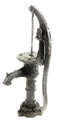 Lot 420 - A Victorian cast iron manual water pump,...