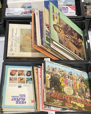 Lot 61 - A collection of vinyl records including the...