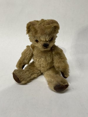 Lot 204 - A golden fur teddy bear, 30cm long