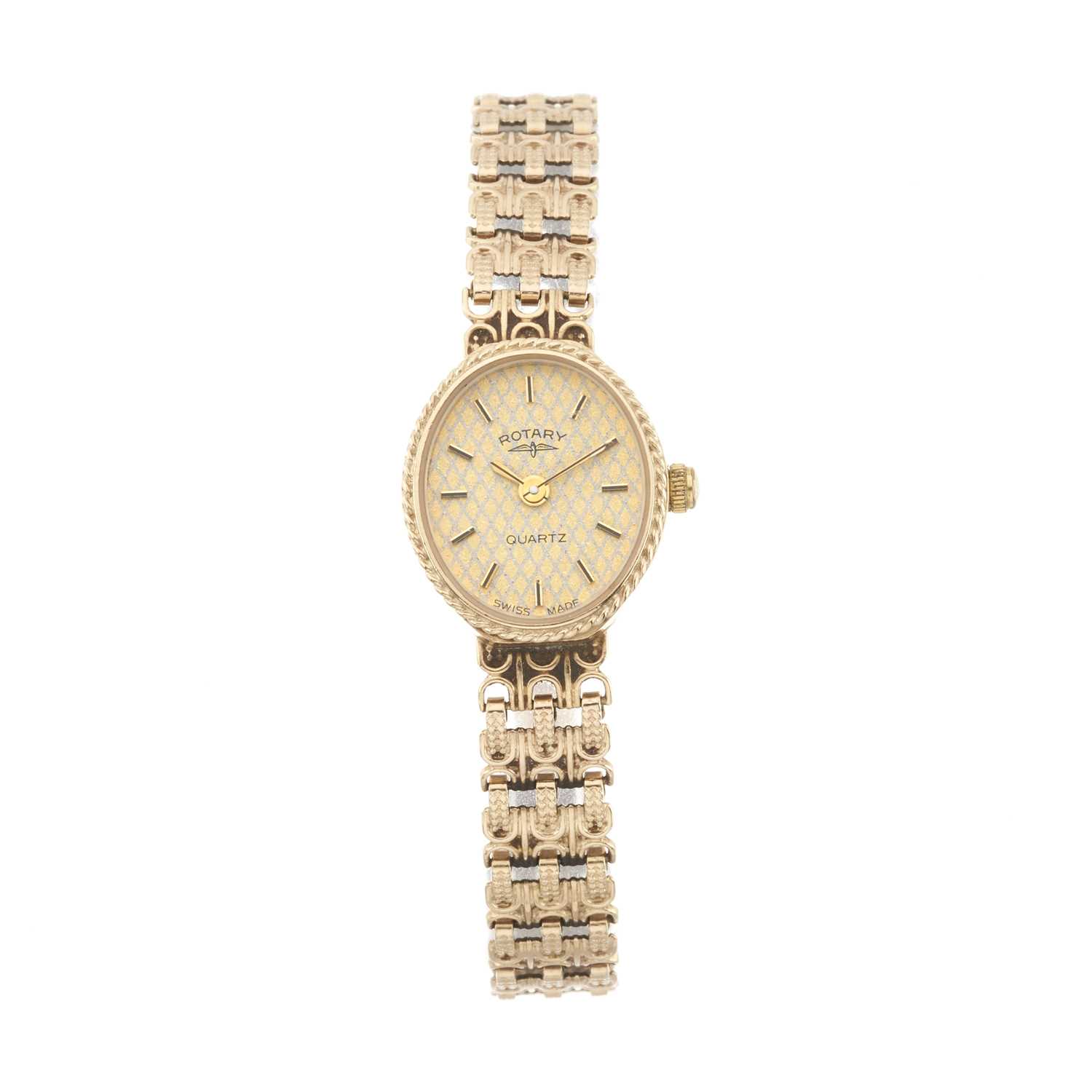 Lot 273 - Rotary, a 9ct gold bracelet watch