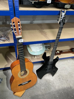 Lot 197 - A 'Gear4music' electric guitar with case and a...